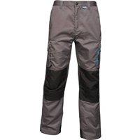 Regatta Men's Heroic Cargo Work Trousers in Mid Grey | Size: 30R