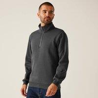 Regatta Men's Pro Quarter Zip Sweatshirt in Grey | Size: Small