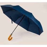 Oswin Hyde Men's Jasper Handcrafted Umbrella in Dark Blue