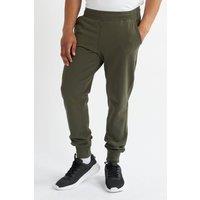 Alse Studio Men's Premium Cotton Cuffed Joggers Relaxed Fit With Pockets in Khaki | Size: XL