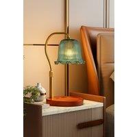 Living and Home Height Adjustable Candle Warmer Lamp with Timer & Dimmer in Walnut