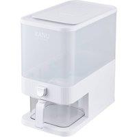 Living and Home 5Kg Rice Dispenser Grain Storage Container w/ Measuring cup in White