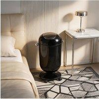Living and Home 20L Rolling Dustbin Rubbish Bin with Castors, Inner Bucket in Black