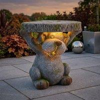 Garden Greatness Magnesia Light Up Dog Planter Stand