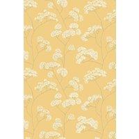 Hoopla Walls Elderflower Trail - Gold 10m Wallpaper in Yellow