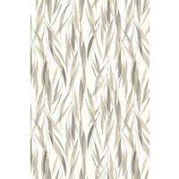 Hoopla Walls Eucalyptus Whisper - Stone & Linen 10m Wallpaper in Grey