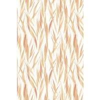Hoopla Walls Eucalyptus Whisper - Sand & Peach 10m Wallpaper in Orange