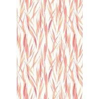 Hoopla Walls Eucalyptus Whisper - Coral Mix 10m Wallpaper in Red