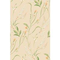 Hoopla Walls Springtime Meadow - Golden Straw 10m Wallpaper in Natural