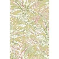 Hoopla Walls Tropical Canopy - Lush Greens 10m Wallpaper in Green