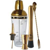 Original Products Bar Originale Brass 5 Piece Cocktail Set Gold