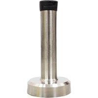 St Helens Stainless Steel Door Stop - Pair 85Mm Length in Silver
