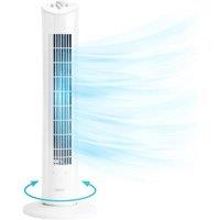 VonHaus White 31" Tower Fan