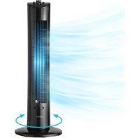 VonHaus Black 31" Tower Fan