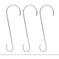Marco Paul Set of 3 Bird Feeder Hanging Hooks - Strong Rust Resistant in Silver