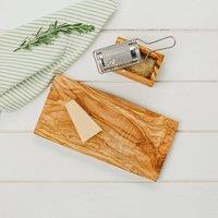 Selbrae House Olive Wood Rectangle Chopping Board in Natural