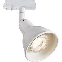 Nordlux Modern Indoor Track Spot Light White Metal GU10 Adjustable Head - Mains Powered, IP20