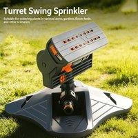 Obasyhig Fully automatic rotating & oscillating garden sprinkler in Grey