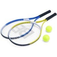 SPETLEK 2 Player Tennis Set 2 Aluminium Rackets Balls & Carry Case