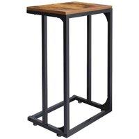 FLAVORA 51x35x62cm Small Side Table for Living Room Office Sofa Coffee Tea in Brown | Size: 51 x 35 x 62 cm