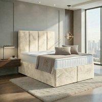 DS Living Harmony Cream Ottoman Bed | Size: King