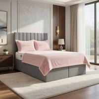 DS Living Aria Silver Ottoman Bed | Size: Single