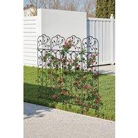 Living and Home 2Pcs Garden Trellis for Climbing Plants in Black | Size: 2 Pack