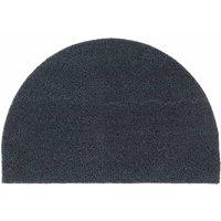 Berkfield Home Door Mat Dark Grey Half Round 40x60 cm Tufted Coir