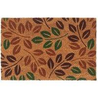 Berkfield Home Door Mat Natural 40x60 cm Tufted Coir in Brown