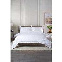 The Lyndon Company Boutique Hotel Hampstead 200 Thread Count Cotton Duvet Cover Set in Stone | Size: Single