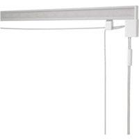 New Edge Blinds Aluminium Corded Roman Blind Kit (210cm Drop) in White | Size: 145 cm