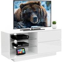 Centurion Supports GALLUS TV Cabinet for up to 55 Flat Screen TVs Entertainment TV Unit in White