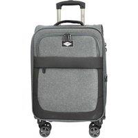 House of Leather Soft Lightweight Expandable Luggage Nimbus in Grey | Size: Small