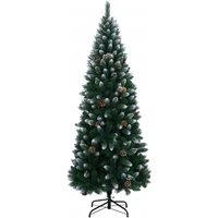 Berkfield Home Realistic Artificial Christmas Tree 300 LEDs 180 cm in Green