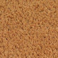 Berkfield Home Durable Door Mats 2 pcs Natural 40x60 cm Tufted Coir in Brown