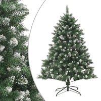 Berkfield Home Artificial Christmas Tree with Stand 150 cm PVC in Green