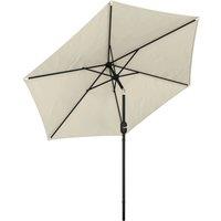 Nordara 2.6M Garden Umbrella Aluminium Pole Tilt Crank in Cream