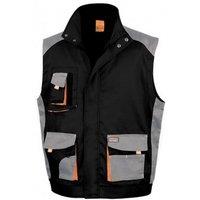 Result Men's Work-Guard Lite Gilet in Black | Size: 2XL