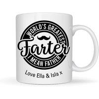 Aye Do Gifts Men's World's Greatest Farter I Mean Father Mug Gift | Dad Father's Day Gift in White