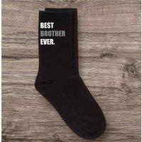 60 SECOND MAKEOVER Men's Best Brother Ever V2 Socks in Black