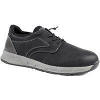 Pavers Men's Casual Lace Up Shoes With Grip Sole in Black | Size: 8