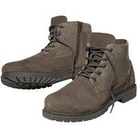 Atlas for Men Men's Split Leather Side Zip Ankle Boots in Brown | Size: 9.5