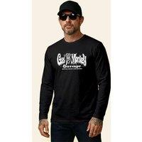Gas Monkey Garage Men's OG Logo Long Sleeve T-Shirt in Black | Size: Medium