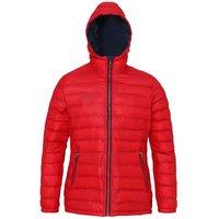 2786 Women's Hooded Water & Wind Resistant Padded Jacket in Red | Size: Medium