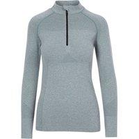 Trespass Women's Pelina Half Zip Long-Sleeved Active Top in Teal | Size: Small