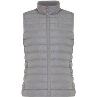 IQONIQ Women's Meru Polyester Body Warmer in Silver | Size: XS