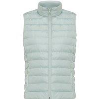 IQONIQ Women's Meru Polyester Body Warmer in Light Green | Size: Medium