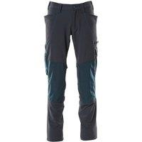 Mascot Men's Accelerate Knee Pad Pockets Work Trousers in Dark Navy | Size: 31.5R