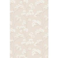 Hoopla Walls Elderflower Trail - Shadow 10m Wallpaper in Beige