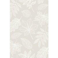 Hoopla Walls Leaf Silhouette - Stone 10m Wallpaper